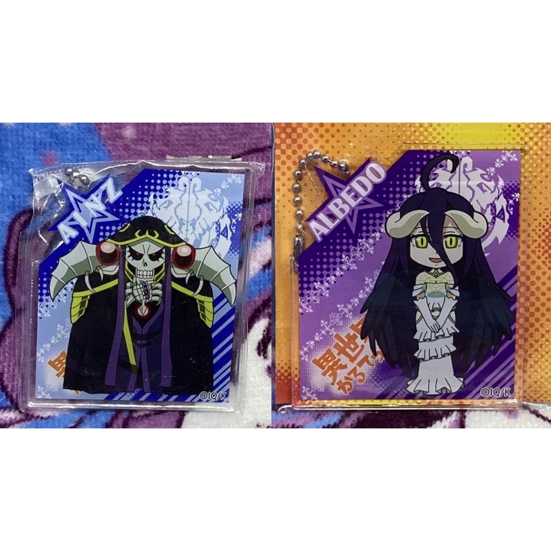 พวงกุญแจอะคริลิค - Ainz / Albedo - Isekai Quartet Die-cut Acrylic BC - Overlord