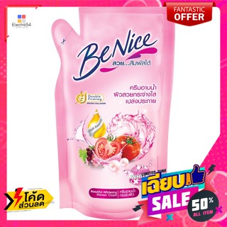 Benice(บีไนซ์) บีไนซ์ ครีมอาบน้ำ สูตรบิวติฟูล ไบรท์เทนนิ่ง ชนิดเติม 400 มล. Benice shower cream, beautiful brightening f