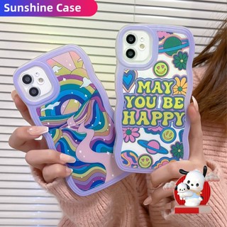 เคสโทรศัพท์มือถือ ลายกราฟฟิตี้ สีรุ้ง สําหรับ OPPO A57 A76 A96 A16 A16s A16k A15 A15s A54 A74 A55 A95 A94 A93 A53 A33 A32 A5 A9 2020 A3s A5s Reno 7Z 7 6Pro 5 F11 F9Pro
