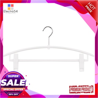 CLOTHES ไม้แขวนเสื้อหนีบ PLIM HHG003 สีขาวCLOTHES HANGER WITH CLIPS PLIM HHG003-W WHITE