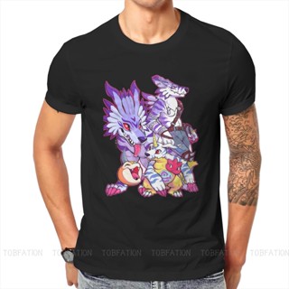 Childrens T-Shirt-Digimon Adventure Digital Monster Anime Squeedge Summer Cotton Men_11