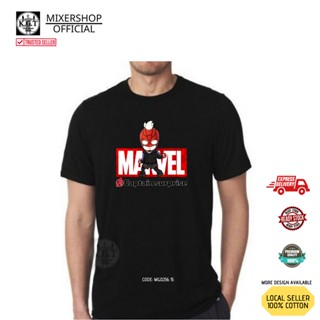 READY STOCK ! captain surprise marvel OH NO ART FASHION MEN TEE TREND Baju T Shirt Lelaki Men Tee 100% Cartoon_04