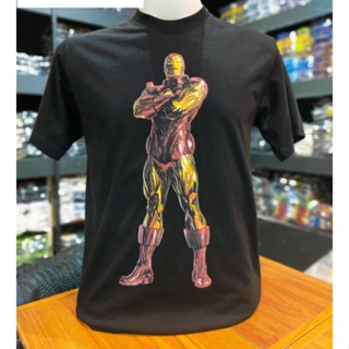 เสื้อยืดMarvel ลิขสิทธิ์แท้ลาย IRonMan.สีดำ(mvx-126)_04