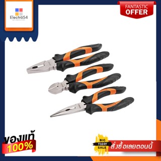 PLIERS ชุดคีม KENDO 85101 3 ชิ้น/ชุดPLIERS SET KENDO 85101 3PCS/SET