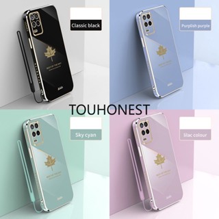 เคส Oppo A77S เคส Oppo A39 เคส Oppo A53 เคส Oppo A54 Case Oppo A54S Case Oppo A57 Case Oppo A16 Cover Oppo A16S Case Oppo A16E Case Oppo A16K Case Oppo A1K Silicone Anti-dro Maple Leaf With Rope Soft Casing Phone Cases โทรศัพท์มือถือ ซิลิโคนนุ่ม กันกระแทก