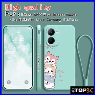 เคส Realme 10 Pro เคส Realme10 Pro Plus C35 C33 C30 C30S C21Y C25Y เคสโทรศัพท์มือถือ ลายสุนัขน่ารัก สําหรับ เคส GG