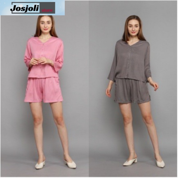 JOSJOLI_STORE/Jolie ชุดผู้ใหญ่/ชุดสูทผู้หญิงผู้ใหญ่/ชุดใส่ในบ้าน/ชุดอยู่บ้าน