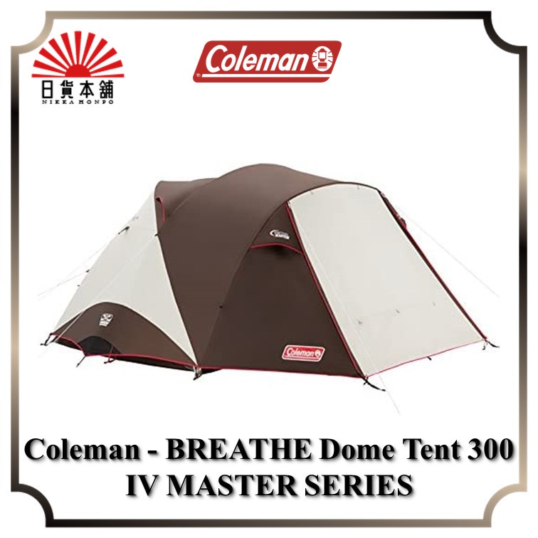 Coleman - BREATHE Dome Tent 300 IV MASTER SERIES / 2000027281 / Tent / 6P / Outdoor / Camping