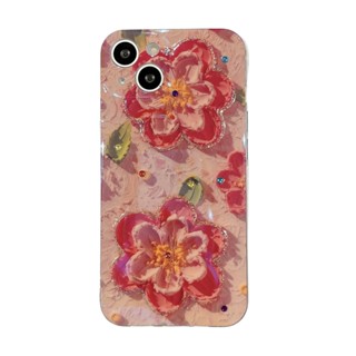 เคสโทรศัพท์มือถือ ลายดอกไม้ สําหรับ Apple iPhone X Xr Xsmax 11 12 13 14 Pro Max