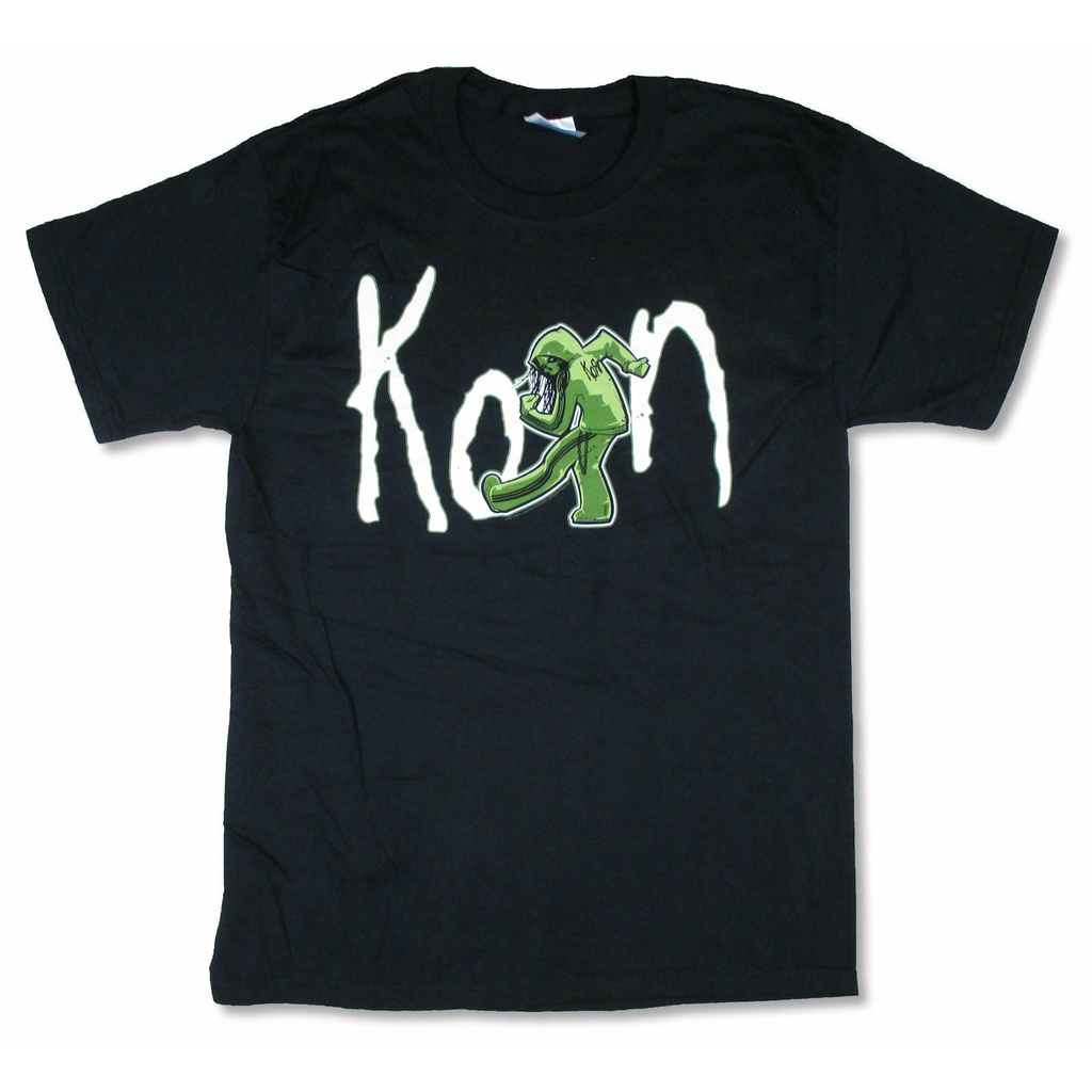T-Shirtเสื้อยืด พิมพ์ลาย Korn Zombie Slam 2010 Orlando-Portland สไตล์ฮิปสเตอร์ คลาสสิก สําหรับผู้ชาย CHeplm09FBpbci69 S-