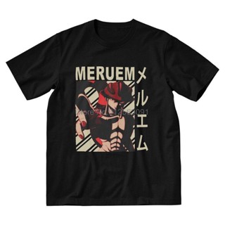 Harajuku Anime Manga Meruem Tshirts Men Unique Tee Tops Cotton T Shirts Short Sleeve Hxh Hunter X Hunter T-shirt Gi_02