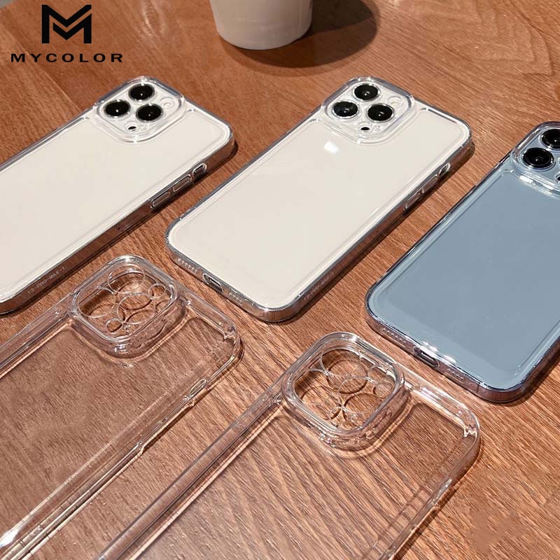 เคสโทรศัพท์มือถือแบบนิ่ม TPU หนา กันกระแทก iPhone ip 16 15 14 13 12 Mini 11 PRO MAX X XR XS MAX 8 7 PLUS SE 2020 SE2 SE3 2023 5G 4G 2022