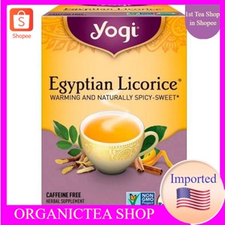 Yogi Tea,Egyptian Licorice,Caffeine Free, 16 Tea Bags