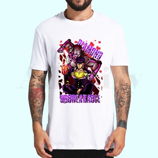 T-Shirtเสื้อยืดลําลอง คอกลม พิมพ์ลาย JoJo Bizarre Adventure JoJo Bizarre Adventure แฟชั่นฤดูร้อน สําหรับผู้ชาย LG41 S-5X