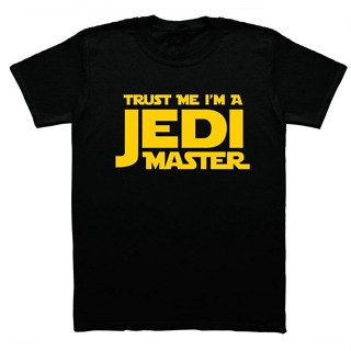 2022 Funny 100% Cotton tshrit Star Wars Trust Me IM A Jedi Master Slogan Comfortable Tee_04