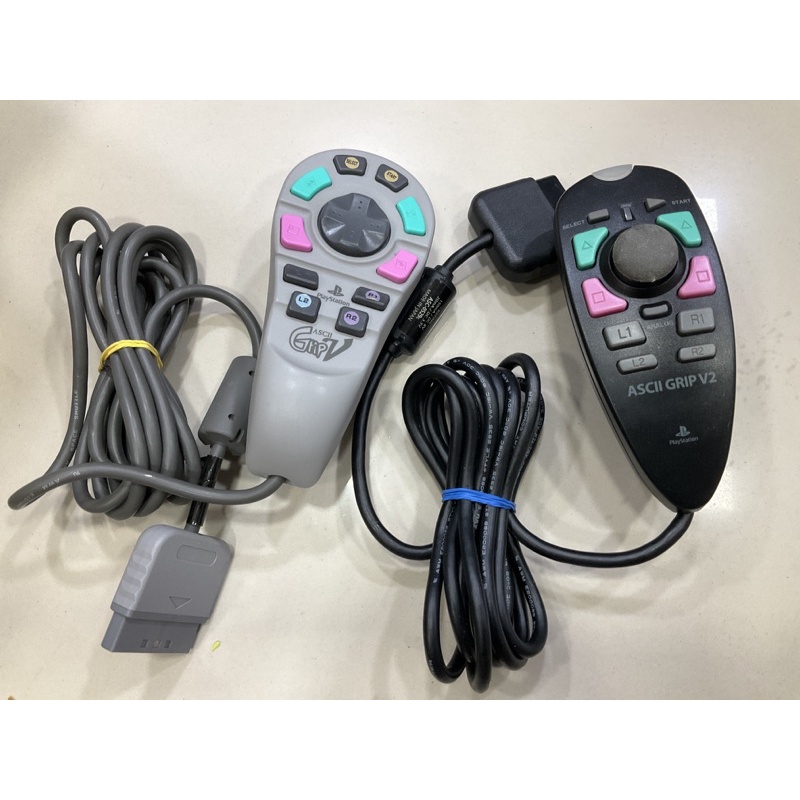 PS1 Grip V V2 Controller จอยมือเดียว งาน Ascii + Hori จอย เสริม เครื่อง ps1 ps2 ของแท้