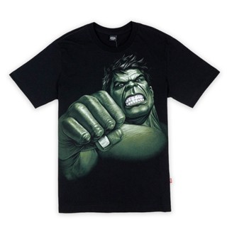 Marvel Men Hulk T-Shirt - เสื้อยืดผู้ชายลายฮัค สินค้าลิขสิทธ์แท้100% characters studio_01