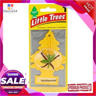 AIR แผ่นหอมปรับอากาศรถยนต์ LITTLE TREES 0.21g VANILLA AROMAAIR FRESHENER PAD CAR LITTLE TREES 0.21g VANILLA AROMA