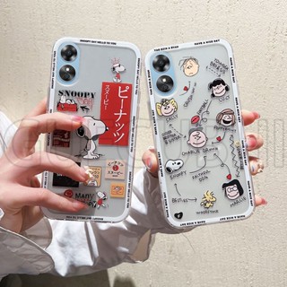 เคสโทรศัพท์ซิลิโคน แบบนิ่ม ลายการ์ตูนสนูปปี้ สําหรับ OPPO A17k A17 A57 A77s A77 5G A55 A96 A76 A16 A17