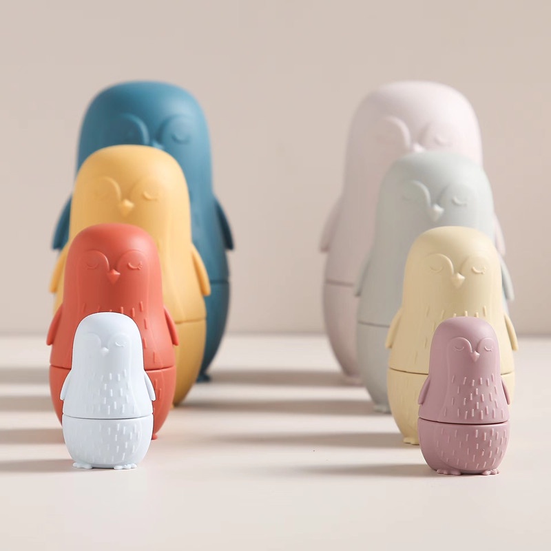 ของเล่นตุ๊กตาเพนกวิน ซิลิโคน เกรดอาหาร ปลอด BPA เสริมการเรียนรู้เด็กทารก และเด็กวัยหัดเดิน ราคา ถูกที่สุด ดีลบีเคเค แกลเลอรีภาพที่ 6