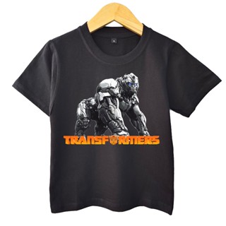 เสื้อยืด พิมพ์ลายหุ่นยนต์ Transformers Optimus Primal สําหรับเด็ก