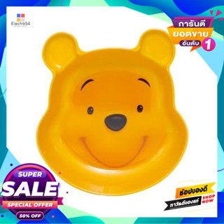 Round ชามเมลามีนทรงกลม Flower Ware รุ่น หมีพูห์ P6226-7 ขนาด 7.5 นิ้ว สีเหลืองmelamine Round Bowl Flower Ware Pooh Model