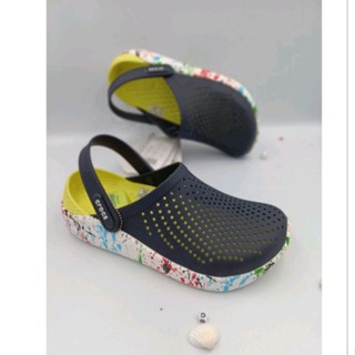 Crocs Lite Ride Clog รองเท้าแตะ แบบลำลอง มาใหม่สุดฮิต ใส่ได้ทุกเพศ มีส่วนลดราคา