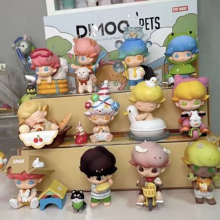 ฟิกเกอร์ Dimoo Pet Vacation Series Mystery Box POPMART ของเล่นสําหรับเด็ก