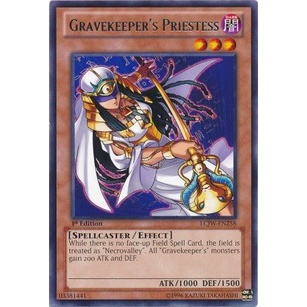 การ์ด Yugioh - TCG - นักบวชของ Gravekeepers / LCJW-EN258