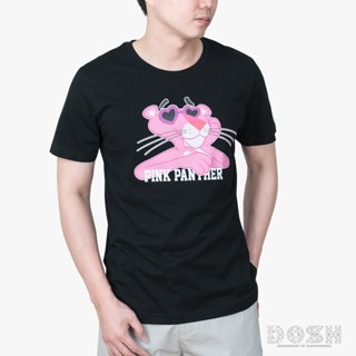 DOSH UNISEX T-SHIRTS PINK PANTHER เสื้อยืด คอกลม แขนสั้น 9DPPMT5010-BL