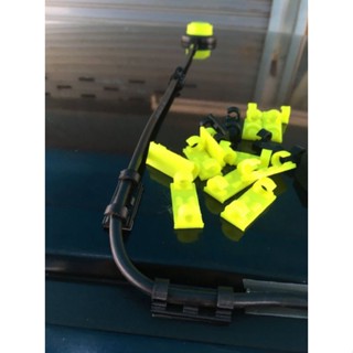 เก็บสาย rg58 ล๊อคสายrg58 เก็บสายนำสัญญาณ ติดรถ 1 ชุด มี 6 ตั…