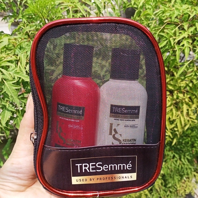 Tresemme Conditioner Shampoo Set ป ้ องกันการแตกหัก 70g ( แถวตัวอย ่ าง )