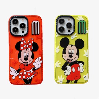 Casetify เคสโทรศัพท์มือถือ ซิลิโคนนุ่ม ลายการ์ตูนมิกกี้ มินนี่เมาส์ สําหรับ iPhone 14 11 12 13 Pro X XS XR 14Pro Max