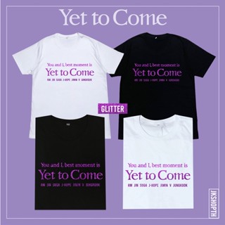 💜Yet to Come tee เสื้อยืด | Purple Glitter✨ Hologram💿 Gold🏅