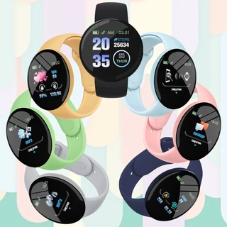 D18 Pro สมาร์ทวอทช์ สําหรับ IOS Android ผู้ชาย ผู้หญิง บลูทูธ ฟิตเนส ติดตาม กีฬา สร้อยข้อมือ อัตราการเต้นของหัวใจ ความดันโลหิต เด็ก สมาร์ทวอทช์