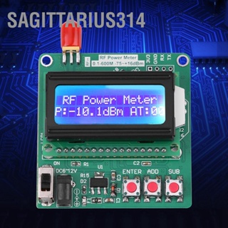 Sagittarius314 Digital LCD RF Power Meter -75~16 dBm 1-600MHz ค่าการลดทอนความถี่วิทยุ