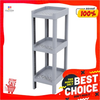 3-TIER ชั้นวางของแคบ 3 ชั้น STACKO MONO 24x30x76 ซม. สีเทา3-TIER NARROW SHELVING UNIT STACKO MONO 24X30X76CM GREY