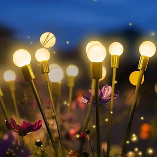 ✸◈โคมไฟกลางคืน พลังงานแสงอาทิตย์ กันน้ํา / โคมไฟตกแต่งสวนกลางแจ้ง / ไฟหิ่งห้อย ดอกไม้ไฟ ที่ทนทาน / ไฟภูมิทัศน์ Led ระดับ
