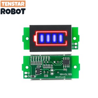 โมดูลทดสอบความจุแบตเตอรี่ลิเธียม 1S 2S 3S 4S Single 3.7V 4.2V หน้าจอสีฟ้า สําหรับยานพาหนะไฟฟ้า