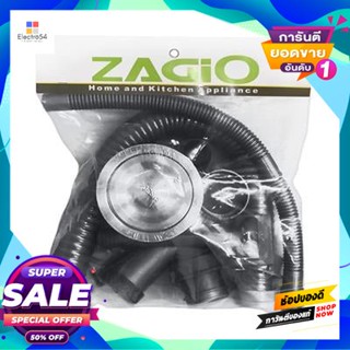 Hose สายน้ำทิ้ง ท่อเดี่ยว Zagio รุ่น Ld0102A ขนาด 3.5 นิ้ว สีสเตนเลสdrain Hose Single Pipe Zagio Model Ld0102A Size 3.5