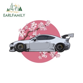 Earlfamily สติกเกอร์ กันน้ํา ลายกราฟฟิตี้ BRZ 13 ซม. x 8.6 ซม. สําหรับติดตกแต่งกระจกรถยนต์ รถจักรยานยนต์ แล็ปท็อป JDM