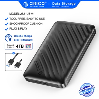 Orico เคสฮาร์ดไดรฟ์ USB3.0 5Gbps 2.5 นิ้ว SATA เป็น Micro B HDD SSD รองรับการนอนหลับอัตโนมัติ สําหรับ PC แล็ปท็อป โน้ตบุ๊ก HDD