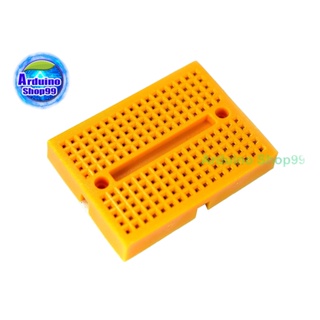 บอร์ดทดลองขนาดเล็กสีเหลืองขนาด 170 ช่อง Protoboard Breadboard Yellow170 holes