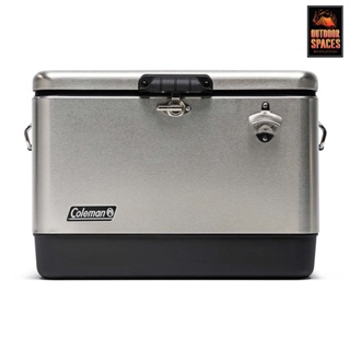 Coleman JP 54 QT Steel Belted Cooler Silver/Black