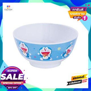 Bowl ชามแกงเมลามีน โดราเอม่อน เชียร์ฟูล Superware รุ่น B61060 สีขาว - ฟ้าmelamine Bowl Doraemon Cheerful Superware Model