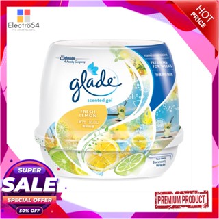 AIR เจลปรับอากาศ GLADE SCENTED 180g LEMONAIR FRESHENER GEL GLADE SCENTED 180G LEMON