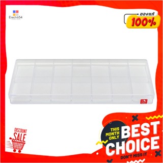 14-COMPARTMENT กล่องแบ่งช่อง 14 ช่อง พร้อมฟองน้ำ BOXBOX 224-14SPL สีใส14-COMPARTMENT BOX WITH SPONGE BOXBOX 224-14SPL C