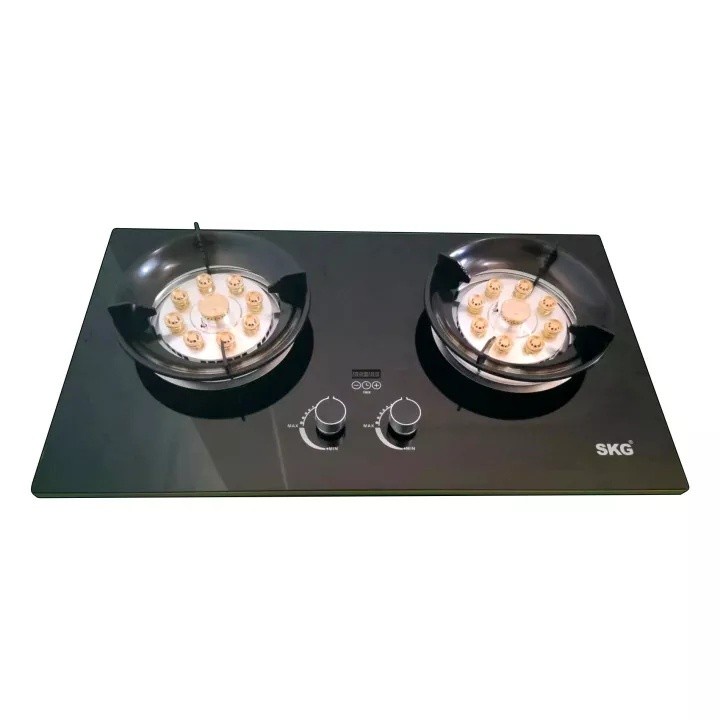 SKG เตาแก๊สตั้งเวลาปิดได้ หัวฟู่ 8หัวเล็ก 2หัว ประหยัดแก๊สได้ถึง 40% รุ่น SK-808 (สีดำ) รับประกัน 1 ปี