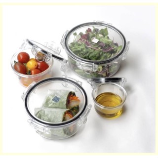 [Made in Korea] GOTMAN Crystal Lock Circle airtight Tritan Container Series