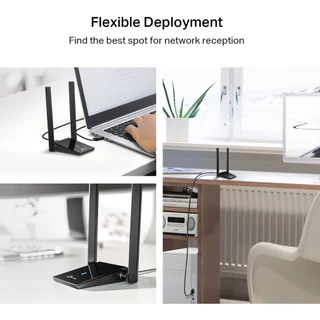 TP-LINK ARCHER-TX20U PLUS WIRELESS USB ADAPTER (ยูเอสบีไวไฟ)AX1800 DUAL BAND -LIFETIME